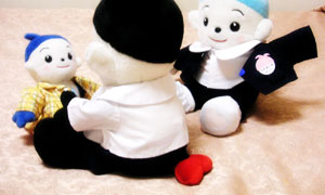 さ、お着替え、お着替え