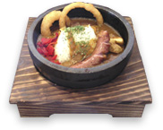 ライスランドふかがわの石鍋カレー