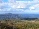 毛無山から小樽市街を望む