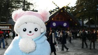 チビチビの初詣(去年のだけど)