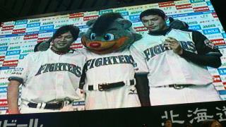 藤井&佐藤@スーパーのお立ち台