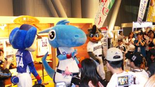B☆Bルーム前のマスコット3匹