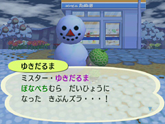 イケメン雪だるまズラ…