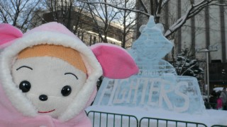 今年もあった、Ｂ☆Ｂの氷像