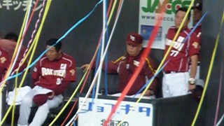 その頃の楽天ベンチ その頃の楽天ベンチ