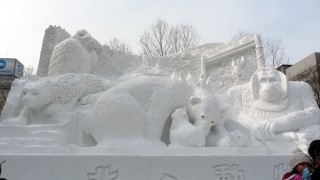 大雪像「北の動物園」
